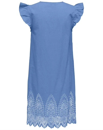 Only - ONLTulum Kjole - Blue Bonnet